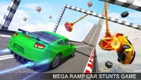 Police Mega Ramp Car Stunt Screen Shot 1