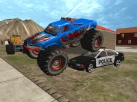 Real Monster Truck Police Chase Screen Shot 2