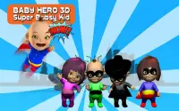 Bébé Hero 3D - Super Babsy Kid Screen Shot 12