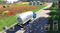 mucca latte consegna furgone Screen Shot 3
