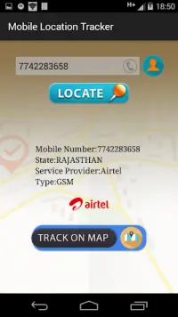 Live Mobile Number Tracker Screen Shot 1