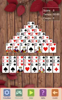 Pyramide Solitaire 3 en 1 Screen Shot 1