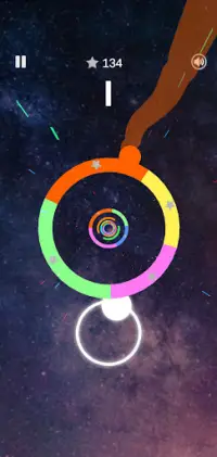 Color Loop 2 - Space Shooter Flying Ball EDM Game Screen Shot 1