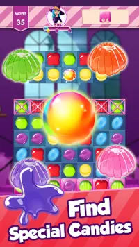 Witch Sweets - Match 3 Puzzle Game Screen Shot 2