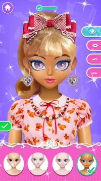 Doll dress up & makeup games Screen Shot 4