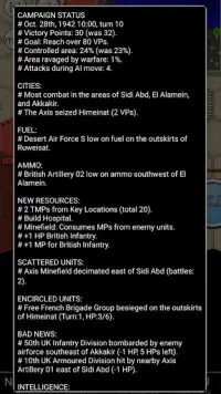 British Offensive: 2nd El Alamein (turn-limit) Screen Shot 6