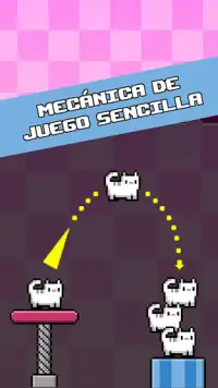 Cat-A-Pult:Lanza gatos de 8bit Screen Shot 1