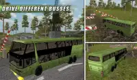 Simulateur de conduite d'autobus de l'armée 2017 Screen Shot 14