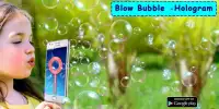 Bubble Blow Hologram prank Screen Shot 0