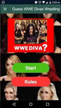 Guess WWE Divas Wrestling Trivia Quiz Screen Shot 0