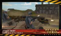 معركة حربية رصاصة قطار 3D Screen Shot 12