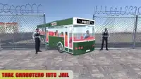 Police Bus Driving Criminal Transporter Screen Shot 1