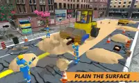 Real Road Construction Sim: jeu City Road Builder Screen Shot 1