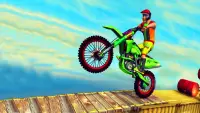 Crazy Bike Sky Stunt Game 3D Screen Shot 2