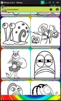 Coloring Game For SpongeBob Screen Shot 1