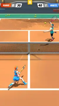 Wereld Tennis Spel Screen Shot 7