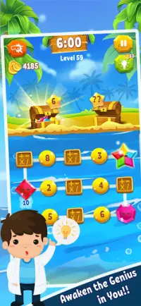 Number Trouble - Fun Puzzles, Riddles & Math Games Screen Shot 1