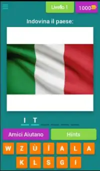 flag quiz italiano Screen Shot 0