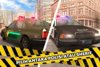 Mobil Polisi Mengejar 🚨 Perampok Kejahatan Balap Screen Shot 2