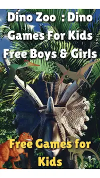 디노 동물원 : 아이들이 공룡 게임 Screen Shot 0