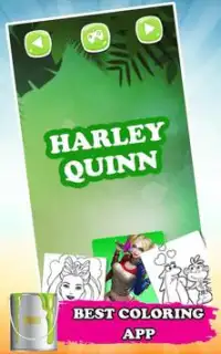 Coloring Harley Quinn Screen Shot 1