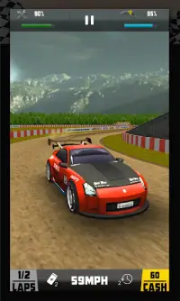 Thumb car race dirt drift VR Screen Shot 4