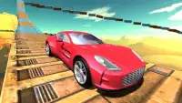 Echte Tracks: Unmöglich Future Car Stunt Game Screen Shot 12