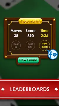 Spider Solitaire - Free Classic Casino Card Game Screen Shot 2