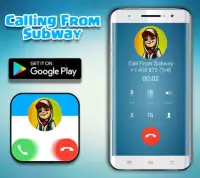 Call From Subway Surfer - Fake Call Screen Shot 1