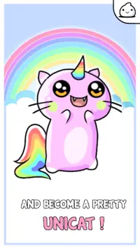 Unicorn Cat Evolution - Idle Cute Kawaii Clicker Screen Shot 2