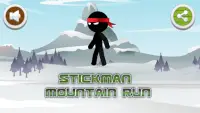 Stickman Mountain Run Screen Shot 0