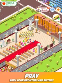 Idle Church Tycoon: Jesus Loves you Screen Shot 8