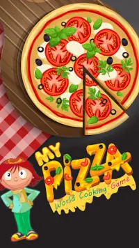 내 피자 트럭 카페 디럭스 2D : 세계 요리 게임 Screen Shot 0