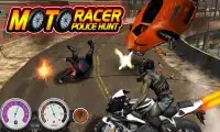 Police Hunt Moto Racer Screen Shot 1