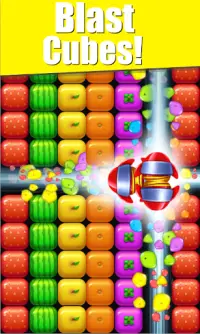 Pop Cubes - Fruits Block Legend Screen Shot 1