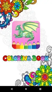 ‏  Dragon Coloring Book‏ Screen Shot 3