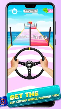 Evolve The Steering Wheel Game Screen Shot 0