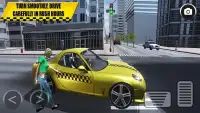Szalone Taxi Sim 2018 Samochód Samochodowy 3D Rush Screen Shot 2