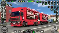 Heavy Car Transport Truck Game Screen Shot 2