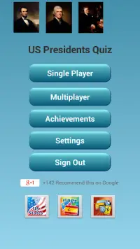 Amerikaanse presidenten Quiz Screen Shot 0