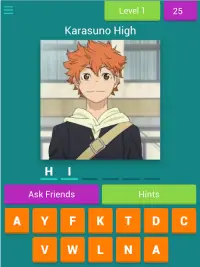 Guess Haikyuu Character Screen Shot 8
