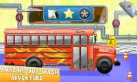 Kids Bus Wash Garaje y estación de servicio Screen Shot 0