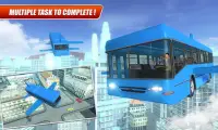 Impossible Flying Bus Stunts Screen Shot 1