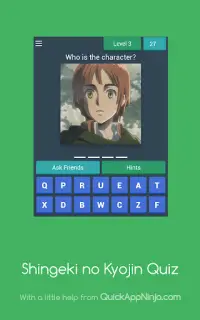 Shingeki no Kyojin Quiz Attack on titan Screen Shot 16