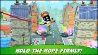 Spider Police Stickman Rope - Hero : Crime City Screen Shot 0