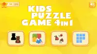KidsPuzzle 4in1 -  Puzzle for children Screen Shot 0