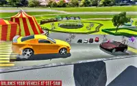 車 スタント レース ゲーム Screen Shot 1