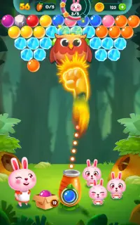 Bubble Bunny: Animal Forest Shooter Screen Shot 23