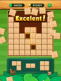 Wooden Block Puzzle Free - Wood Cube Puzzle Game Screen Shot 13