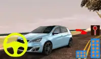 Driving Race Simulator Peugeot Screen Shot 0